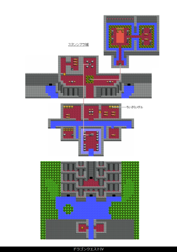 スタンシアラ城のマップ