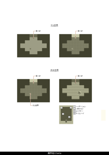 タコ世界 洪水世界